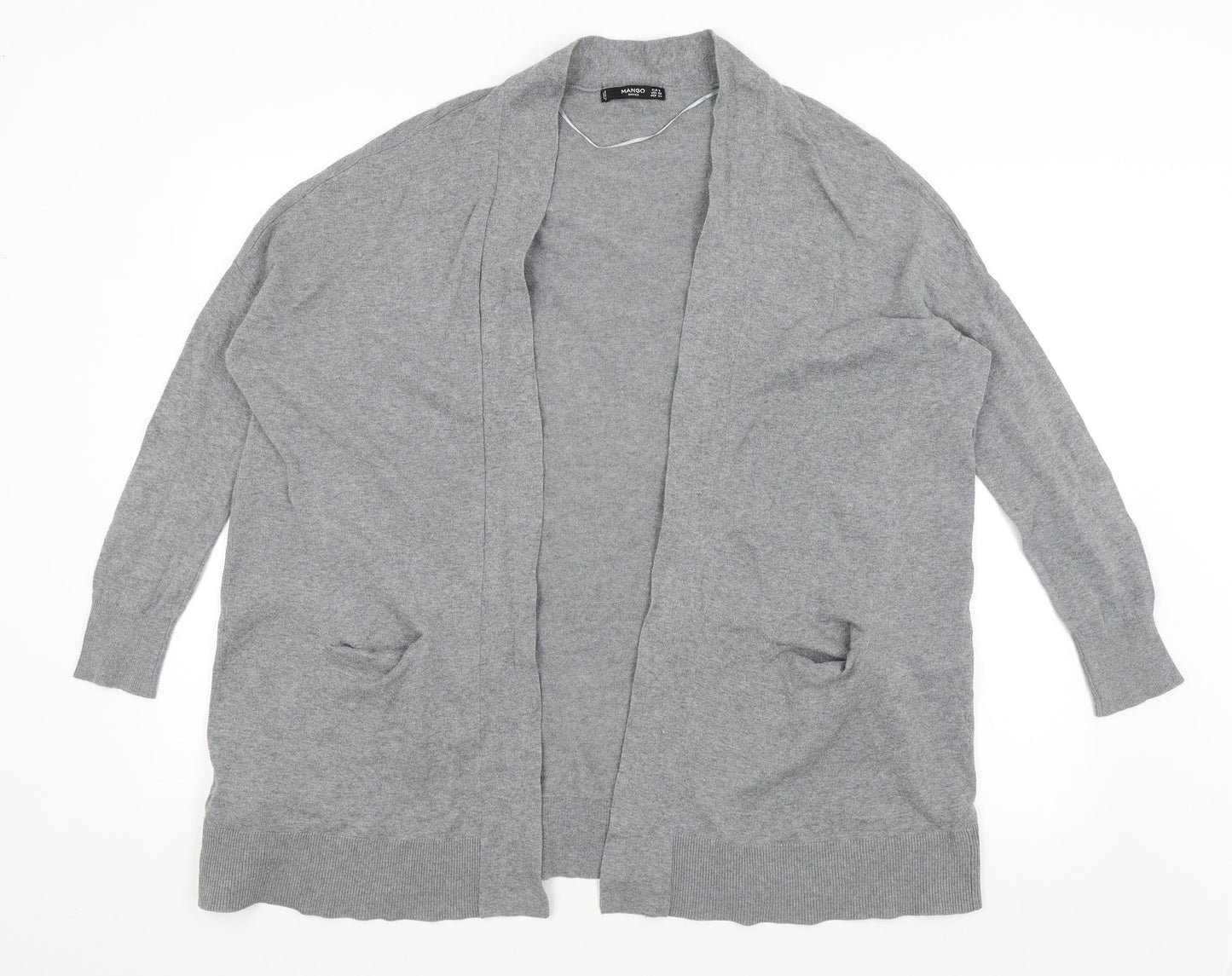 Mango Womens Grey   Wrap Jumper Size S