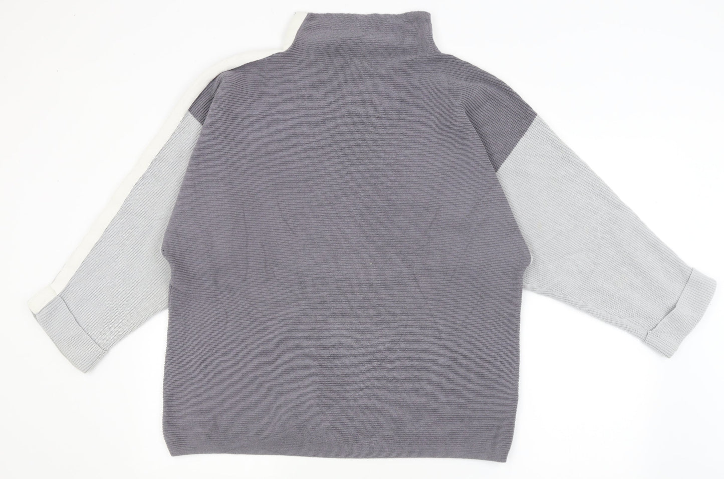 M&Co Womens Grey   Pullover Jumper Size 16