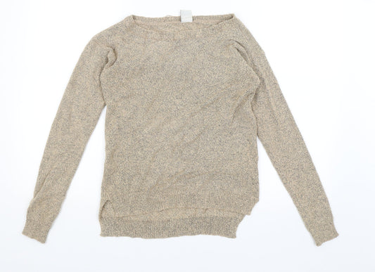 VERO MODA Womens Beige   Pullover Jumper Size S