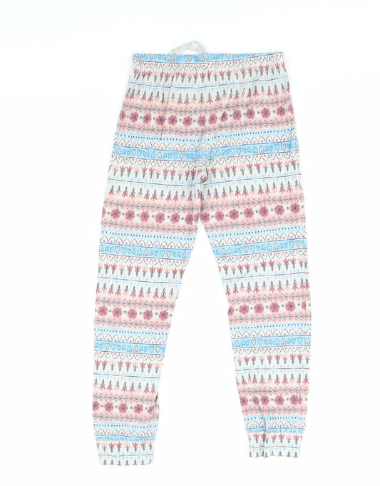 Nutmeg Girls Multicoloured Striped  Cami Pyjama Pants Size 8 Years