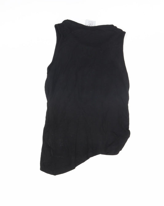 Bravado Girls Black   Basic Tank Size 9 Years  - Unicorn