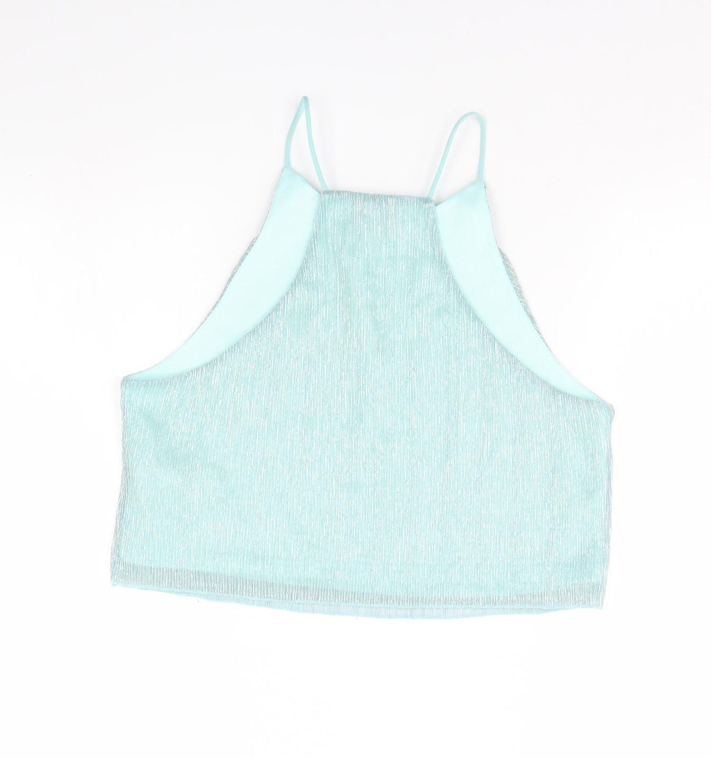 Topshop Womens Green   Cropped Tank Size 12