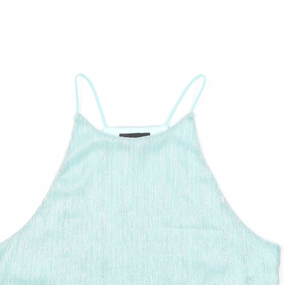 Topshop Womens Green   Cropped Tank Size 12