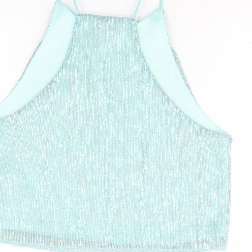 Topshop Womens Green   Cropped Tank Size 12
