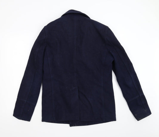 ASOS Womens Blue   Overcoat Coat Size M