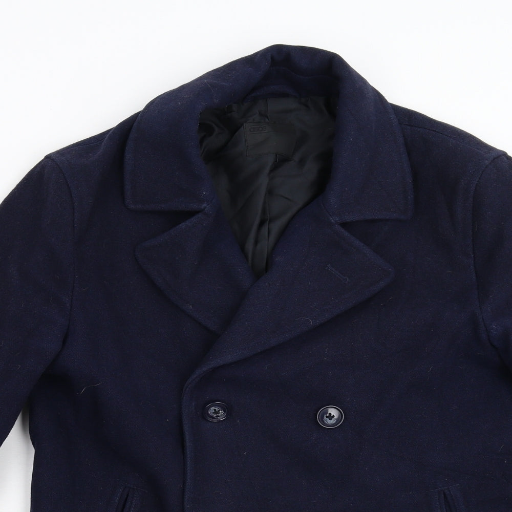 ASOS Womens Blue   Overcoat Coat Size M