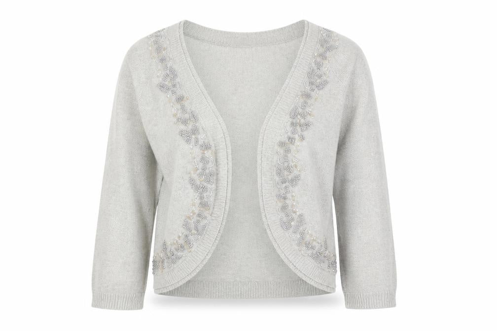 Marks and Spencer Womens Grey   Cardigan Jumper Size 14