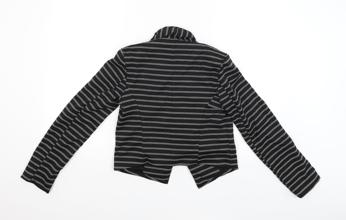 Atmosphere Womens Black Striped  Jacket  Size 10