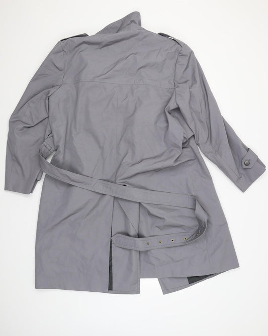 ST MICHAEL Womens Grey   Jacket Coat Size 42