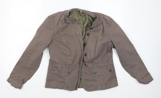 M&Co Womens Grey   Jacket Coat Size 14