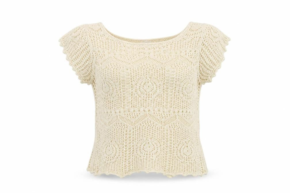 H&M Womens Ivory   Basic Blouse Size M