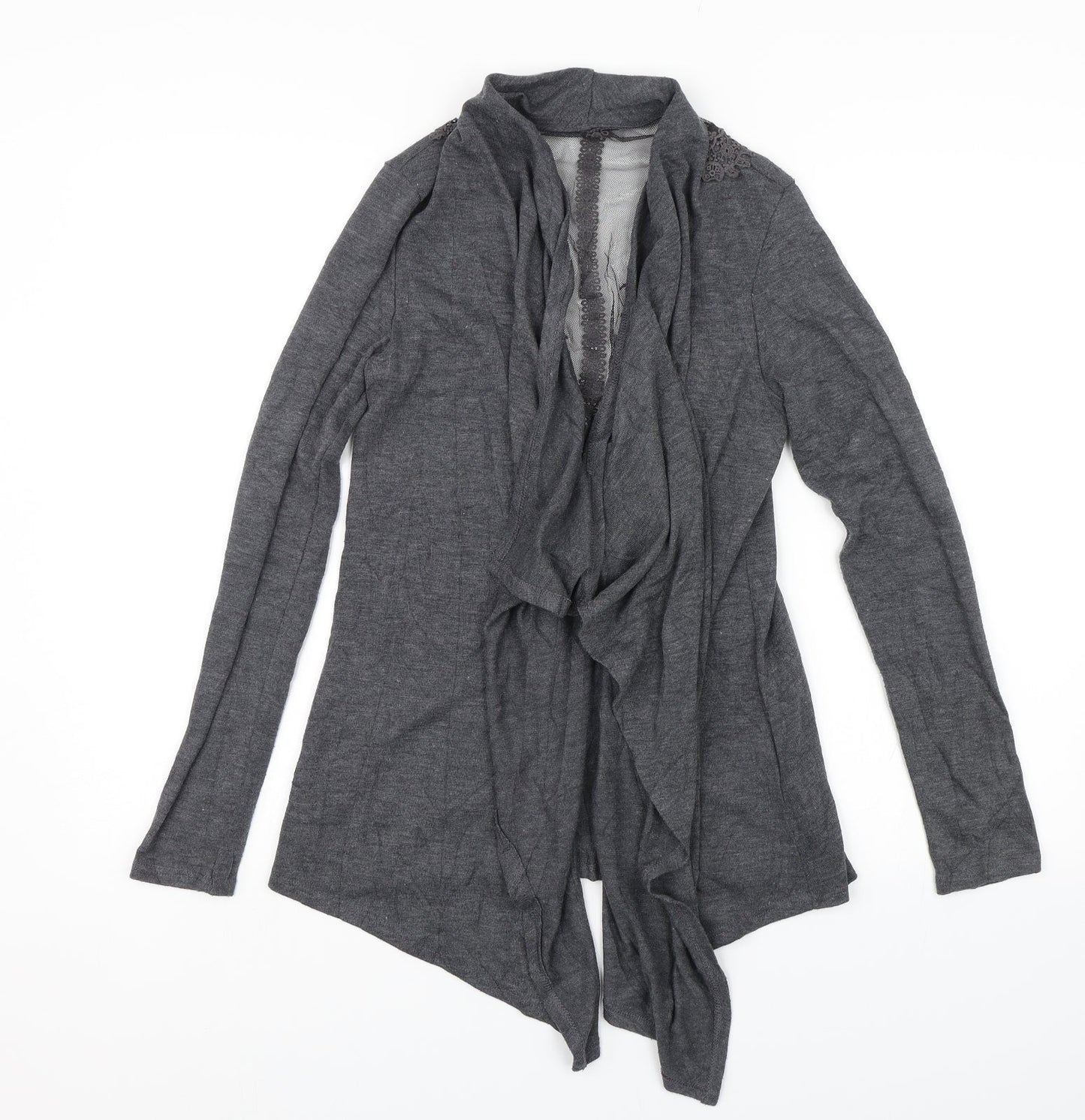 Preworn Womens Grey   Cardigan Jumper Size S