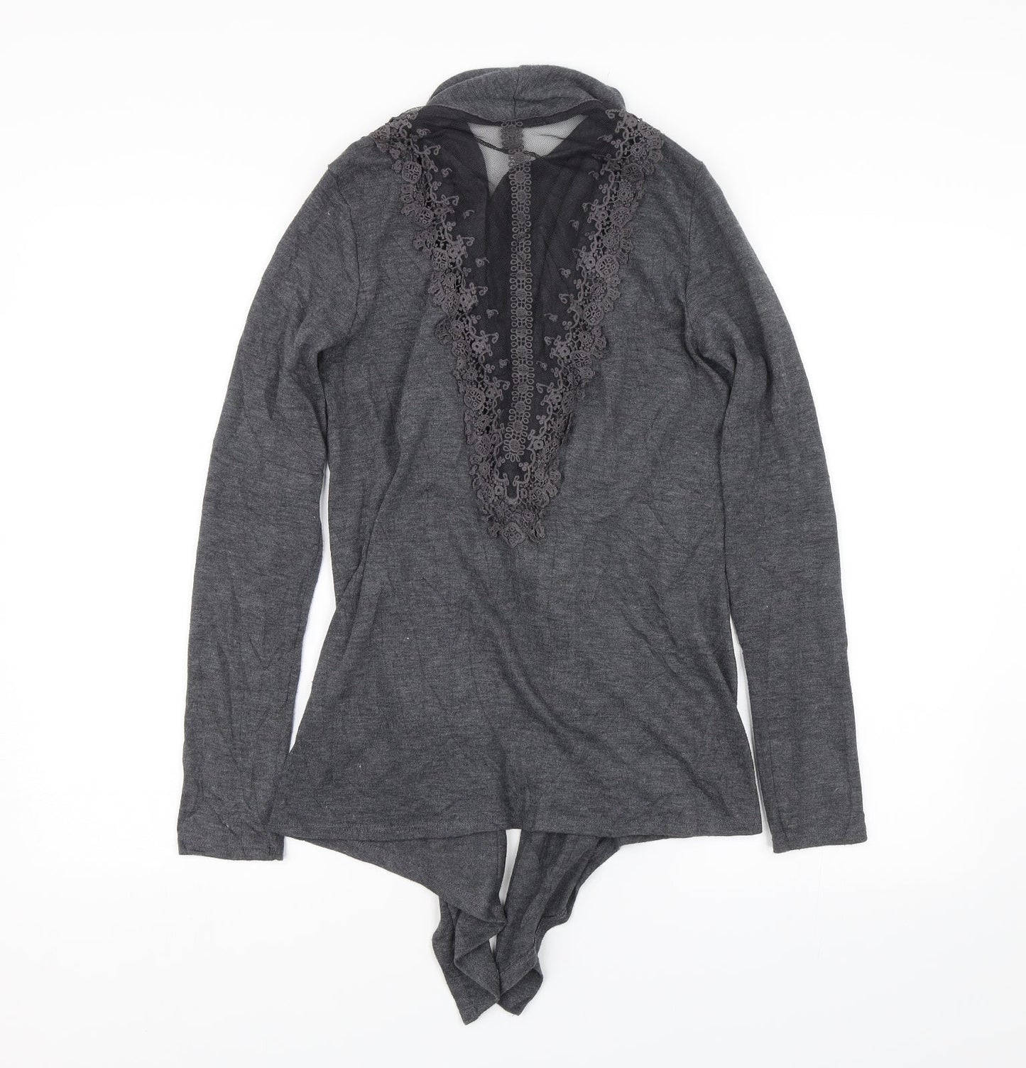 Preworn Womens Grey   Cardigan Jumper Size S
