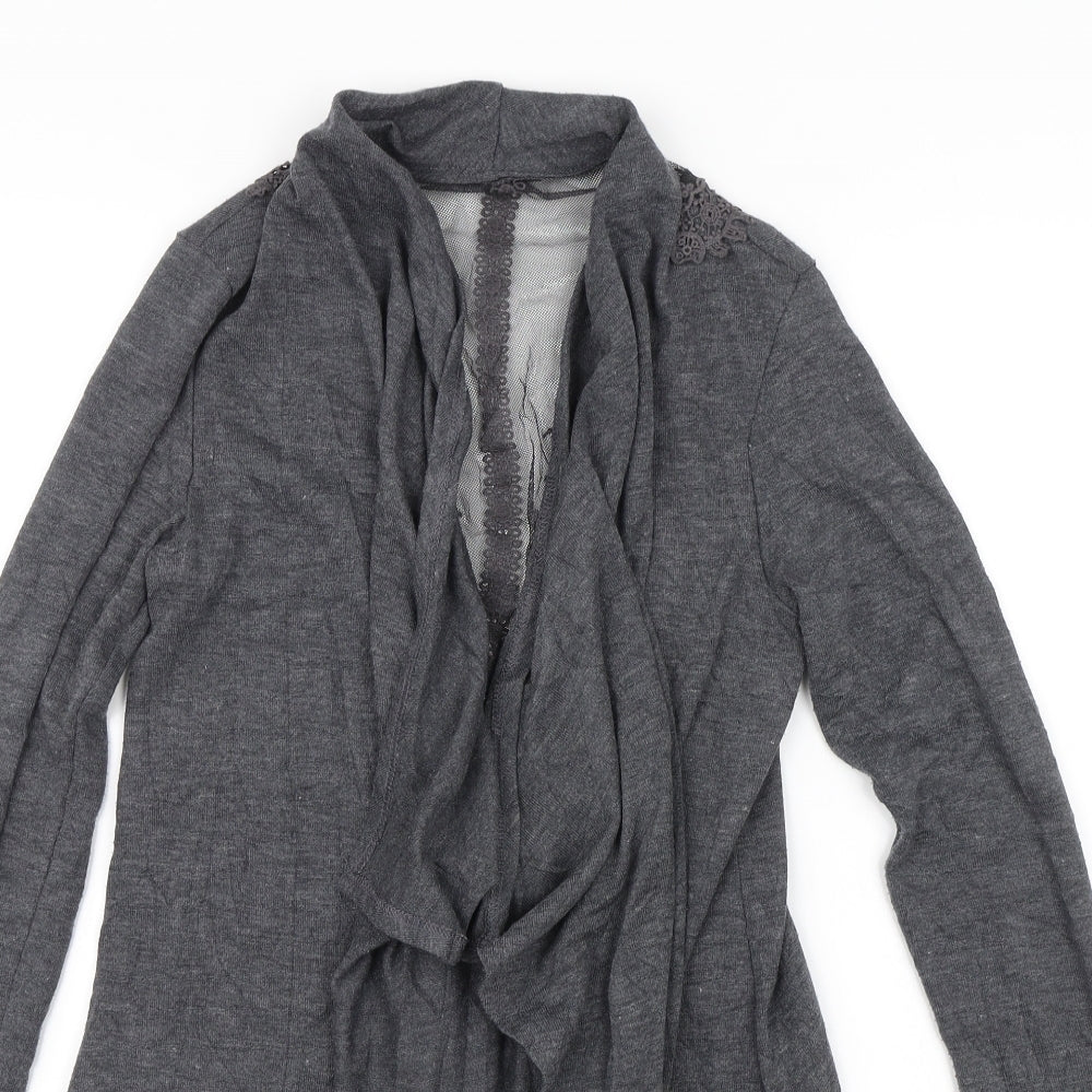 Preworn Womens Grey   Cardigan Jumper Size S
