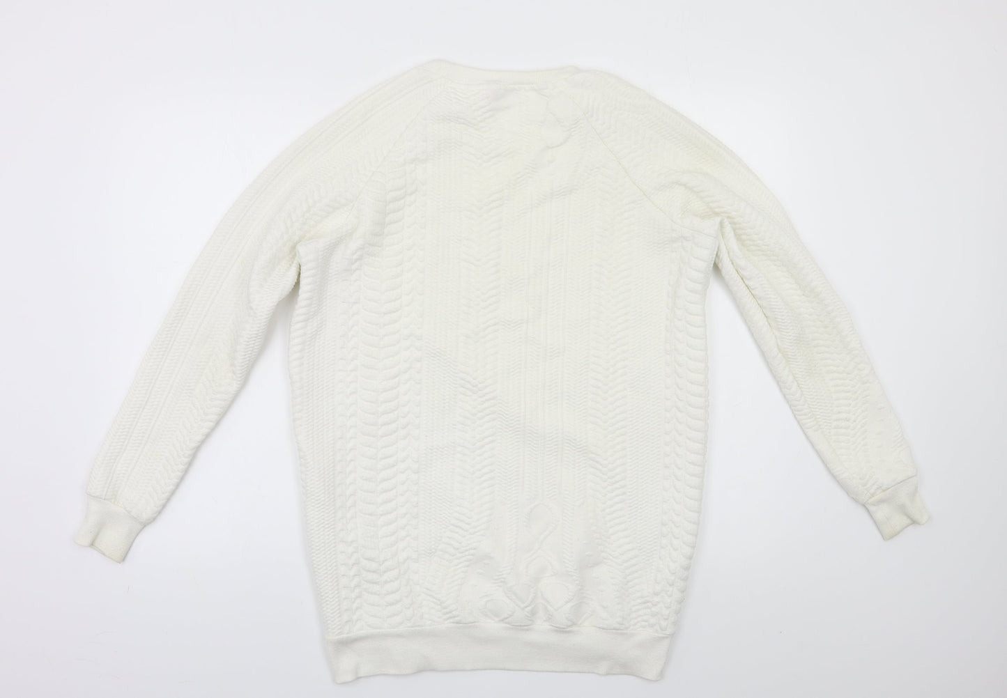 Red or Dead Womens White   Pullover Sweatshirt Size 8