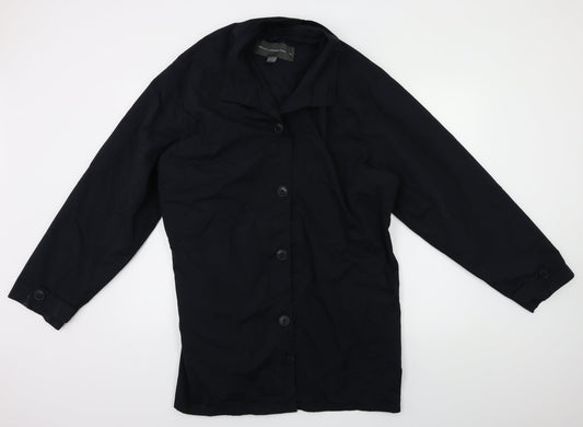 French Connection Womens Black   Pea Coat Coat Size XL