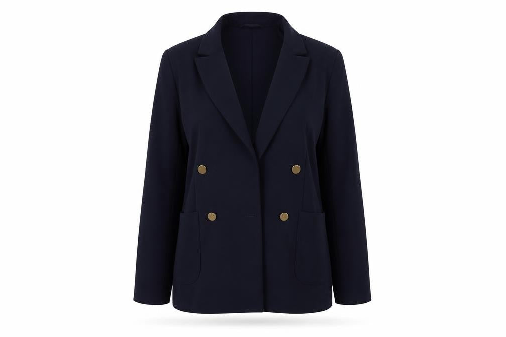 M&S Womens Blue   Jacket Blazer Size 10