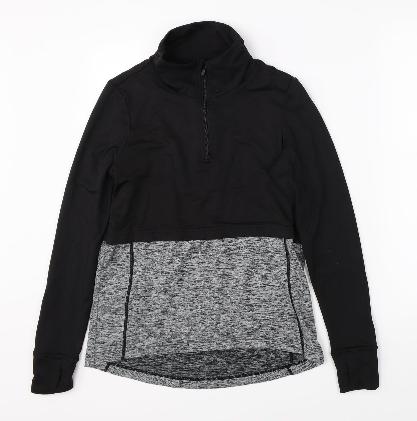 River Island Womens Black   Full Zip Jumper Size 8