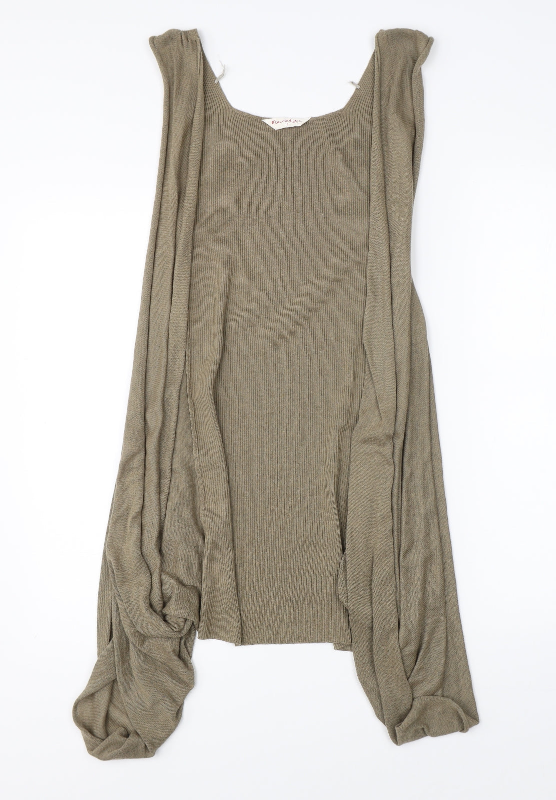 Miss Selfridge Womens Brown   Cardigan Jumper Size 10