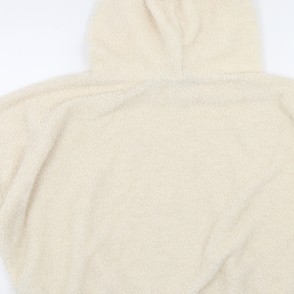 New Look Womens Ivory   Pullover Hoodie Size 8