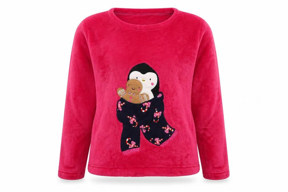 George Womens Pink    Pyjama Top Size 12  - Penguin