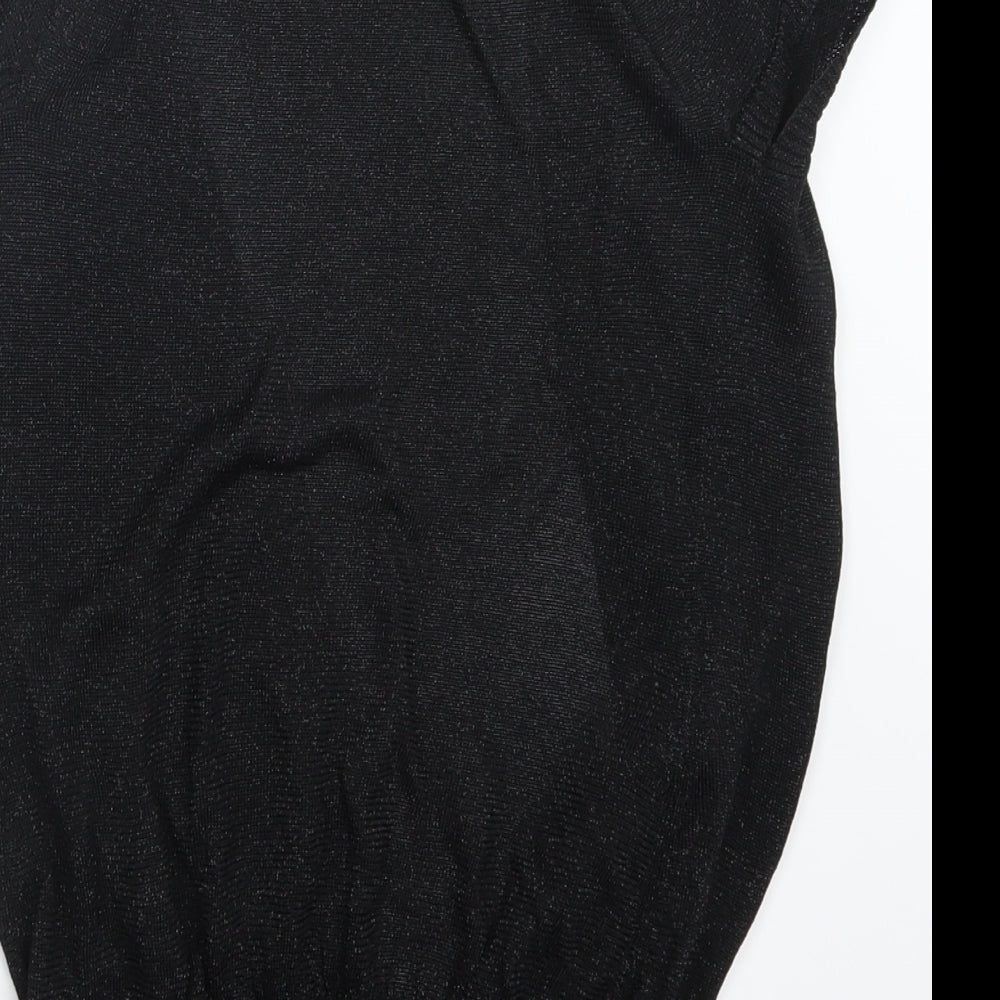 Warehouse Womens Black   Cardigan Jumper Size 6
