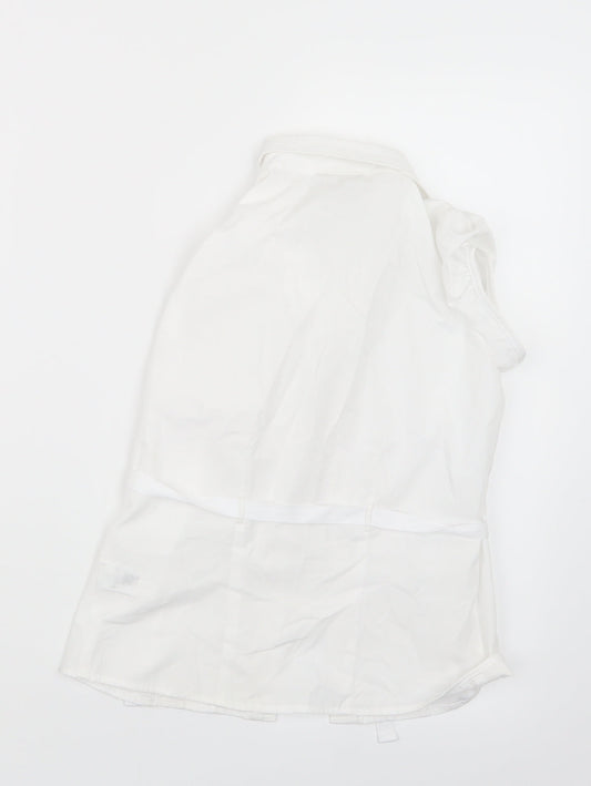 NEXT Girls White   Basic Button-Up Size 8 Years