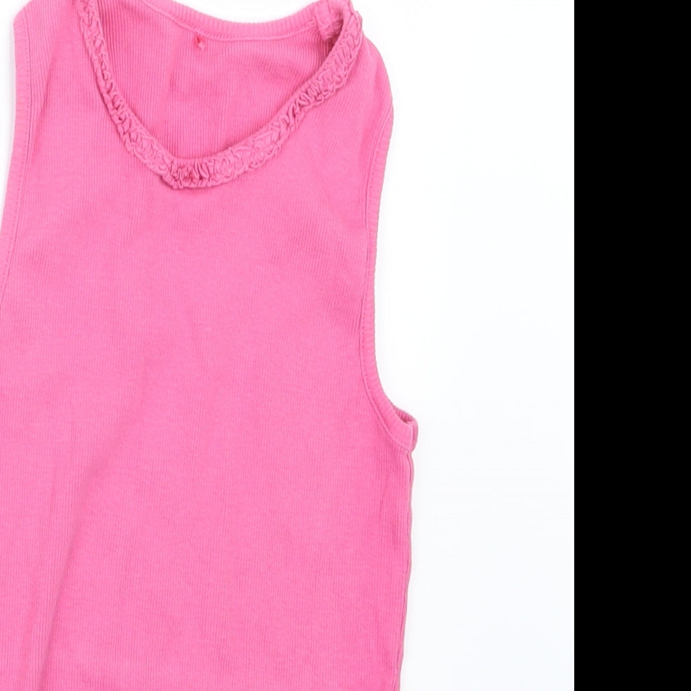 George Girls Pink   Basic Tank Size 10-11 Years