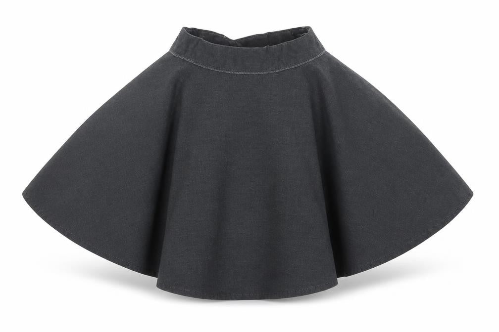 Marks and Spencer Girls Grey   A-Line Skirt Size 7-8 Years