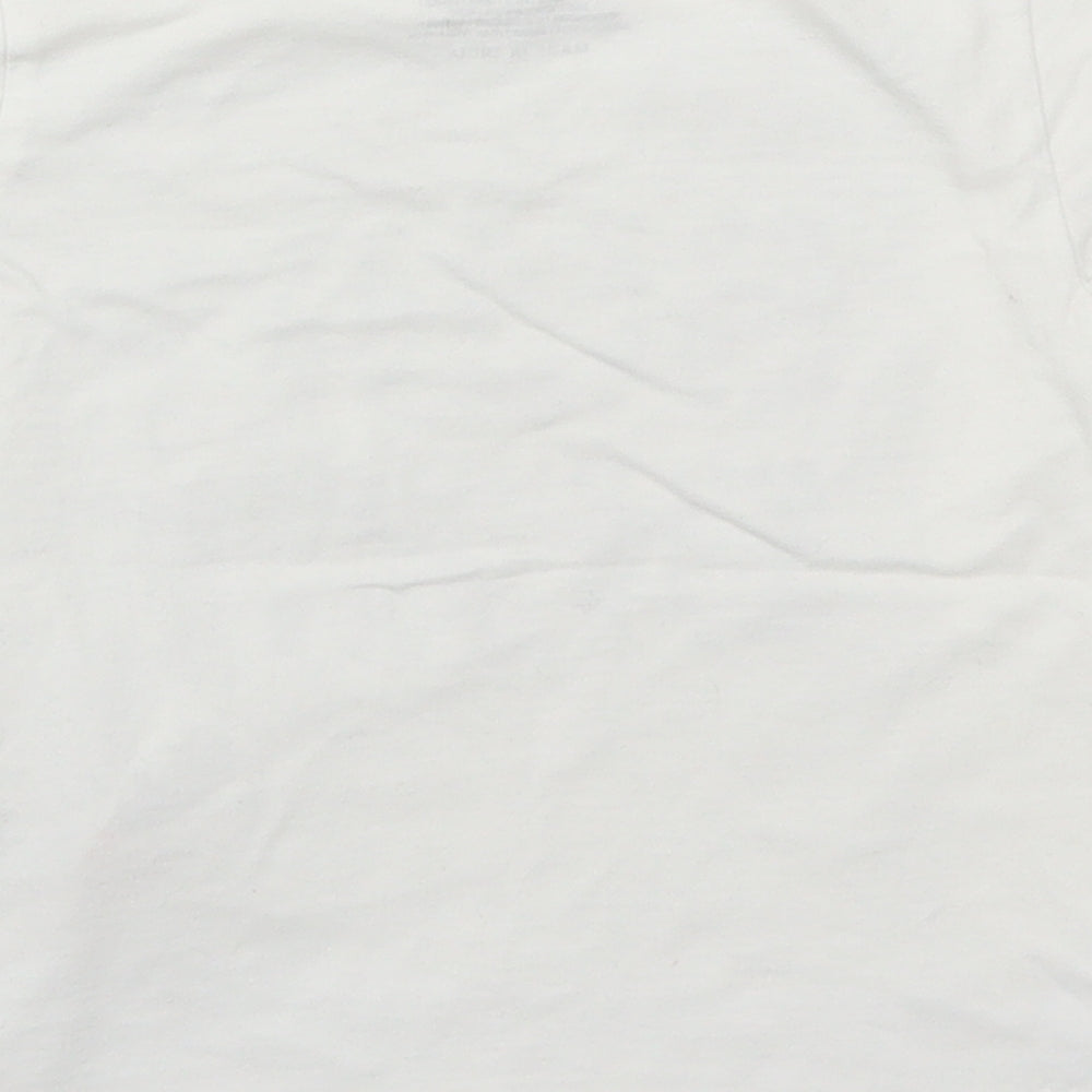 Primark Boys White   Basic T-Shirt Size 18-24 Months  - Surf Dude