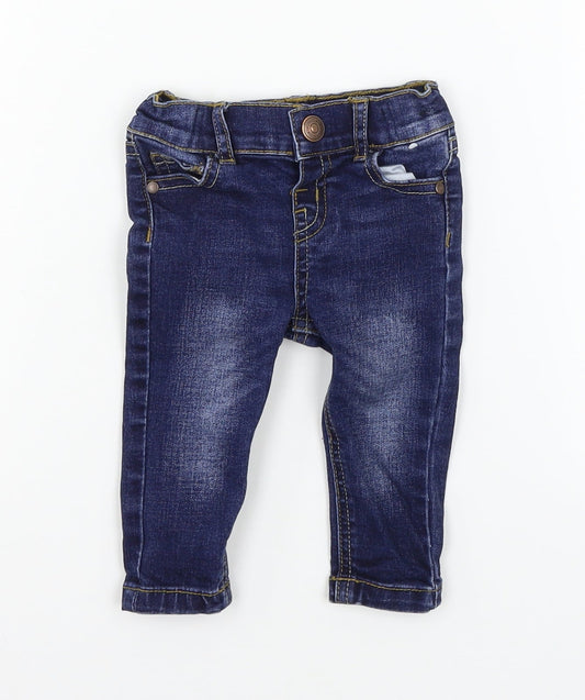 Denim & Co. Baby Blue  Denim Pedal Pusher Jeans Size 3-6 Months