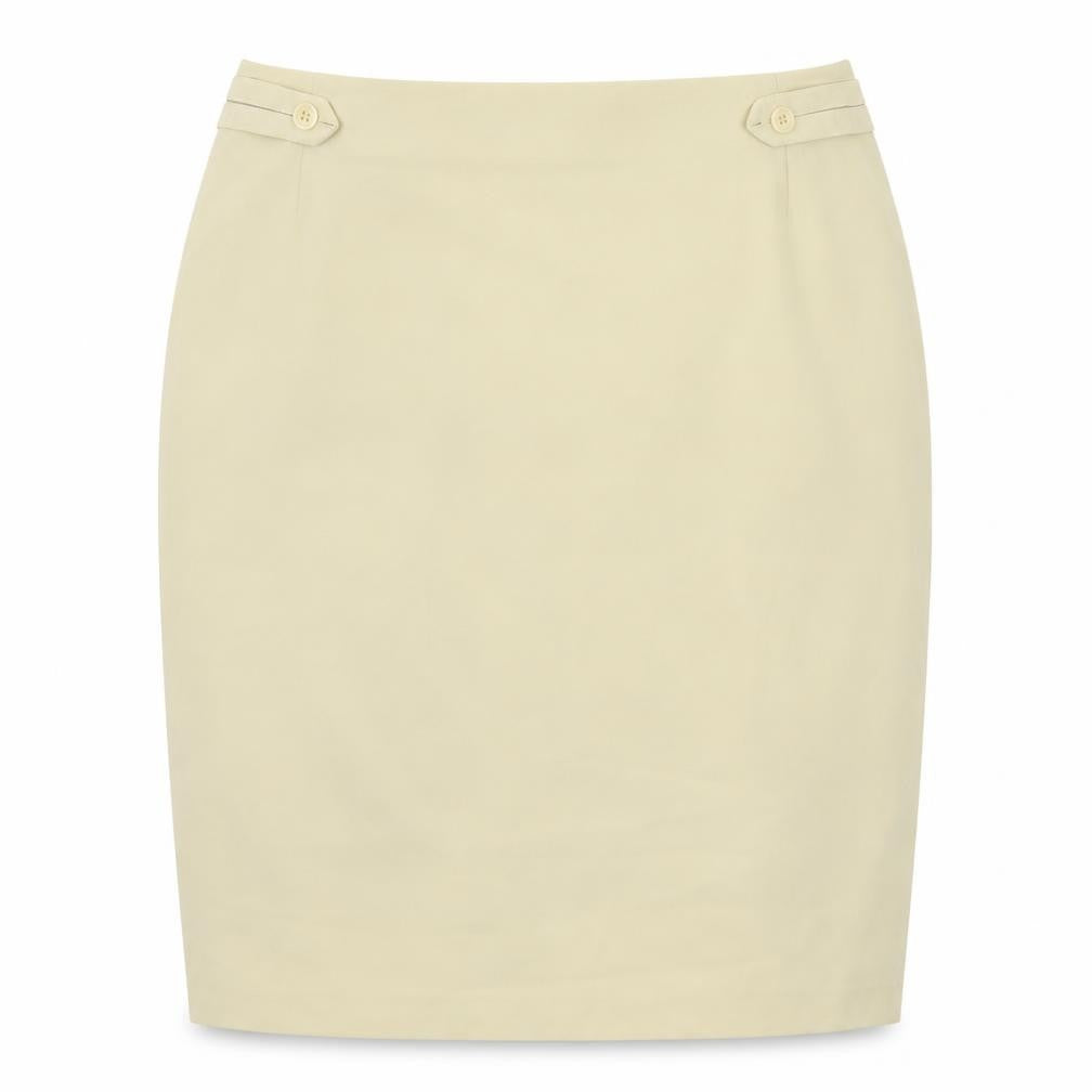Front view of Paul Seperates women’s ivory straight & pencil skirt, size UK 16