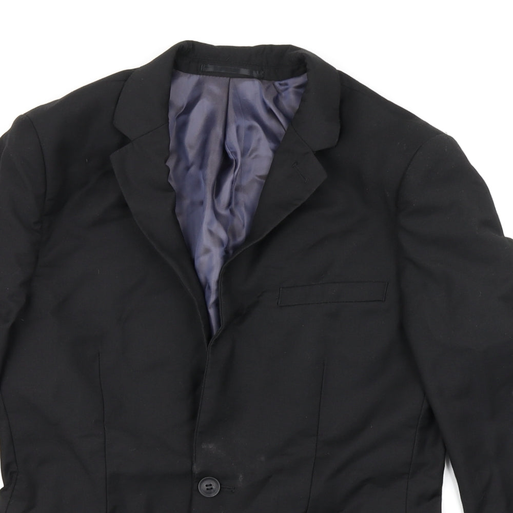 Topman Mens Black   Jacket Blazer Size 36