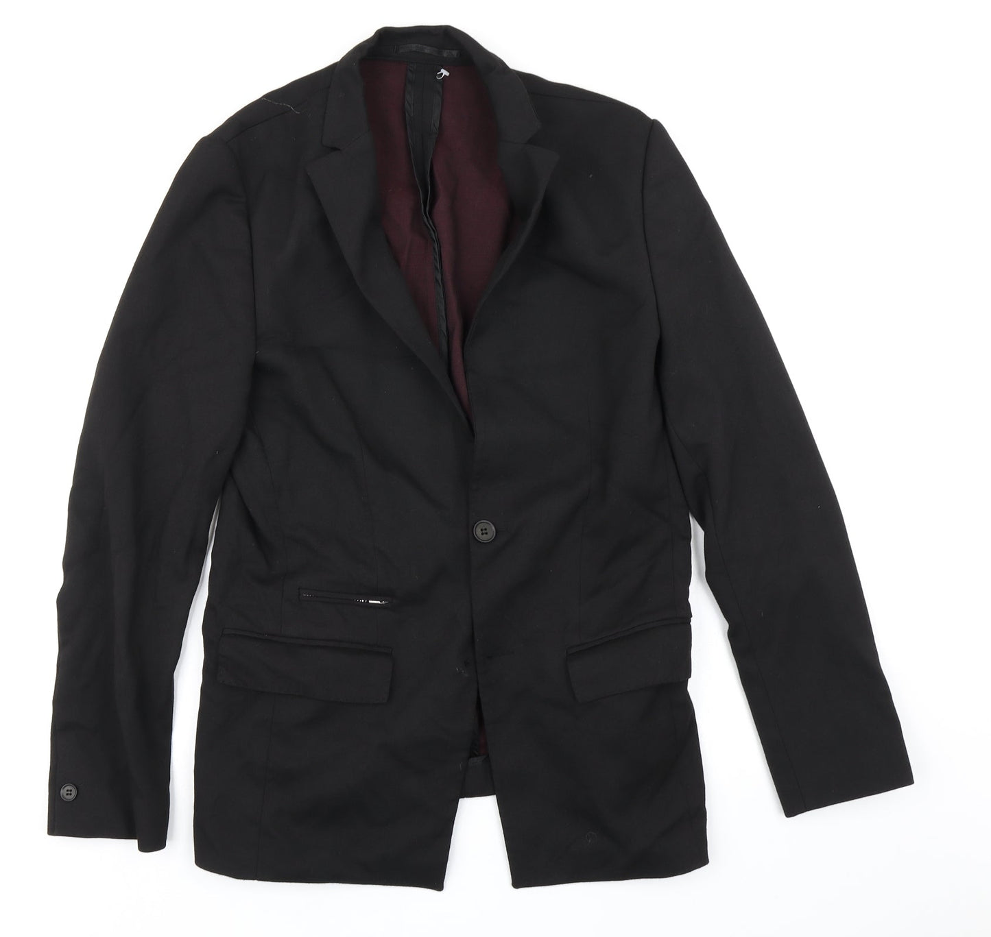River Island Mens Black   Jacket Blazer Size 38