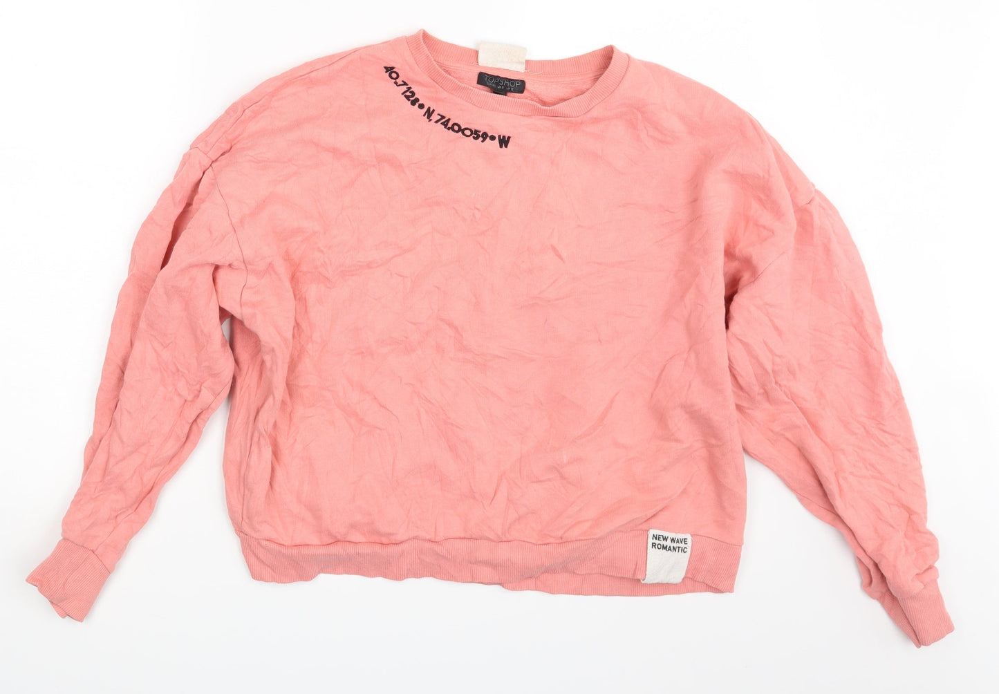 Topshop Womens Pink   Pullover Jumper Size 12