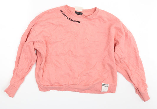 Topshop Womens Pink   Pullover Jumper Size 12
