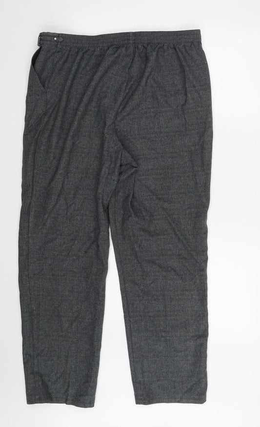 M&S Womens Grey   Dress Pants Trousers Size 18 L27 in