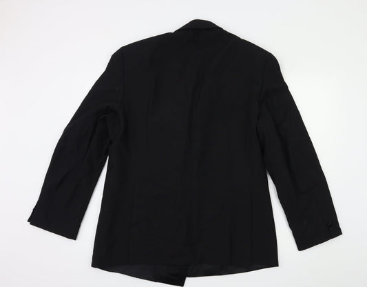 turo Mens Black   Jacket Suit Jacket Size 42