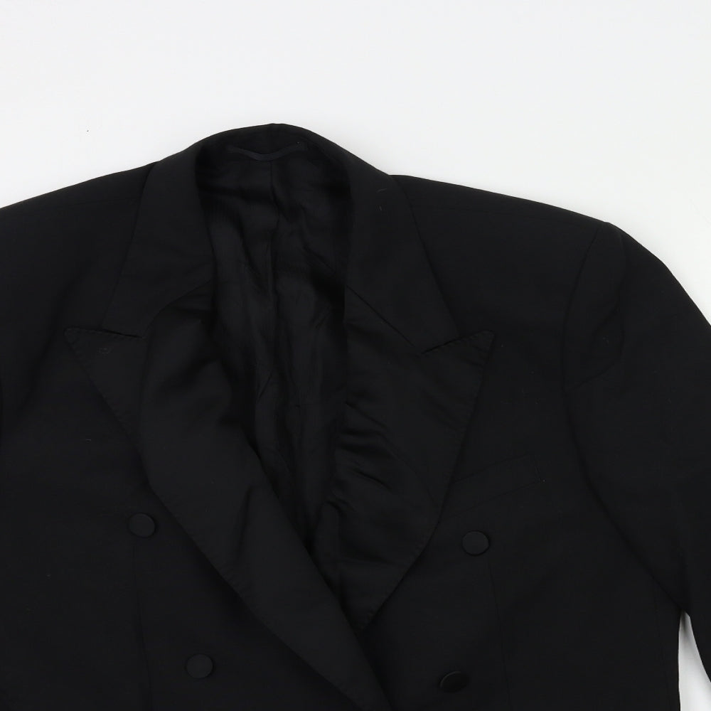 turo Mens Black   Jacket Suit Jacket Size 42