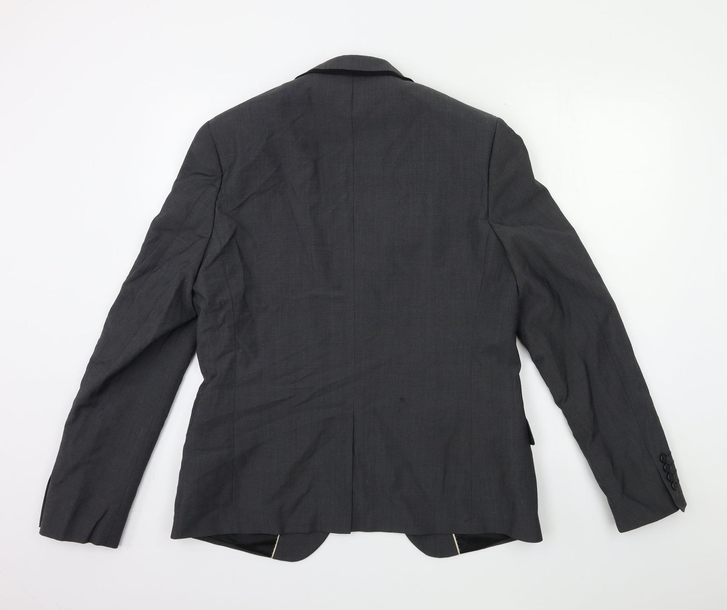 Topman Mens Grey   Jacket Suit Jacket Size 42