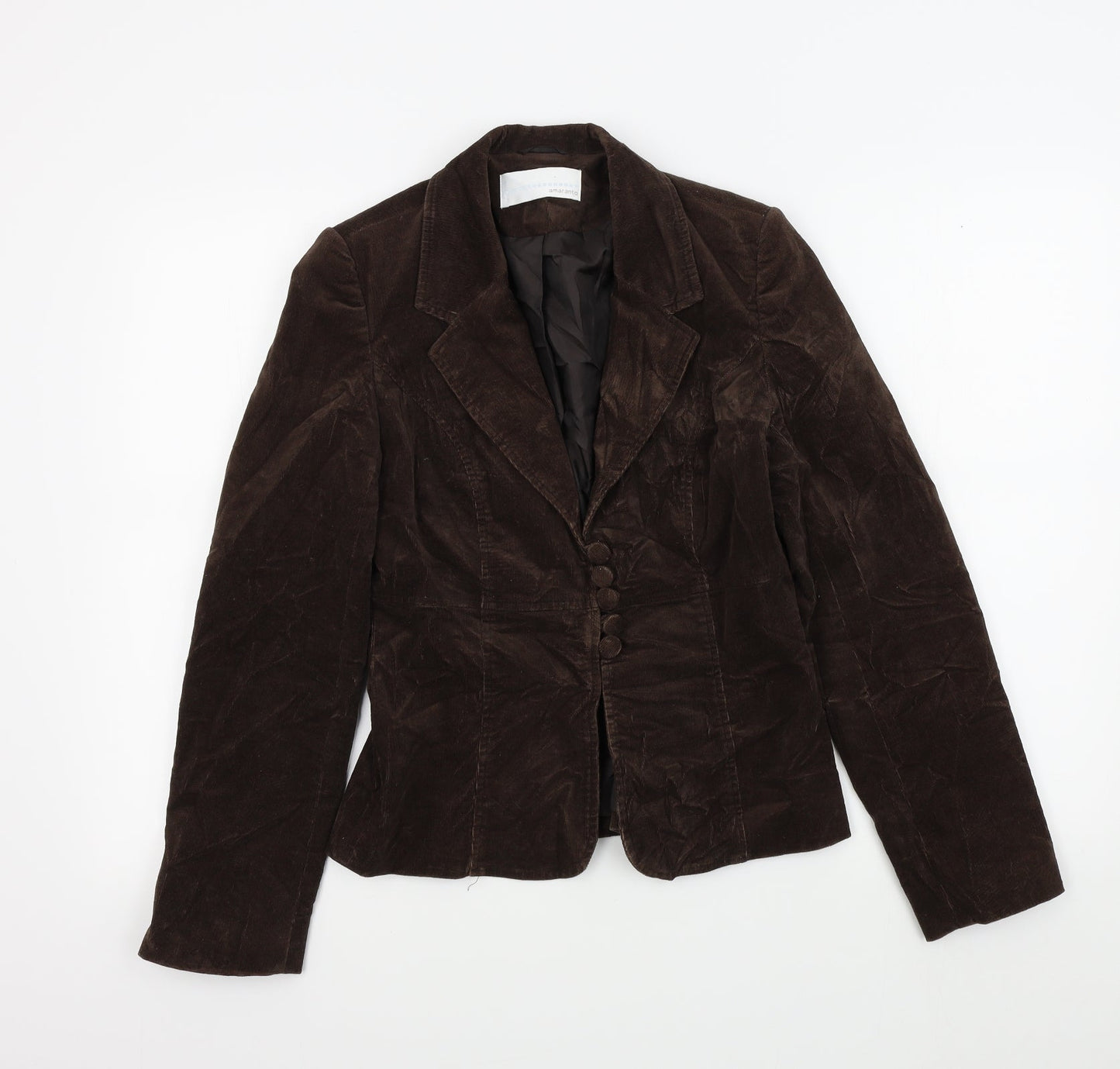 AMARANTO Womens Brown   Jacket  Size 10