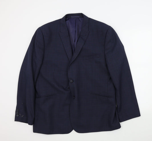 Taylor & Wright Mens Blue   Jacket Suit Jacket Size 46