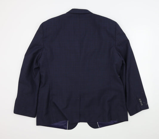 Taylor & Wright Mens Blue   Jacket Suit Jacket Size 46