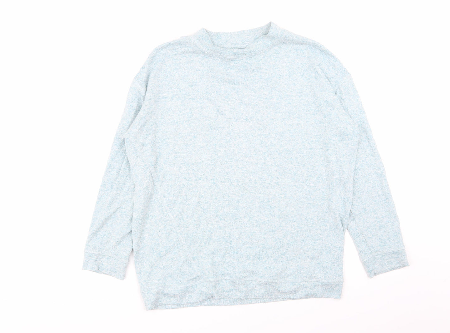 M&S Womens Blue   Basic T-Shirt Size 10