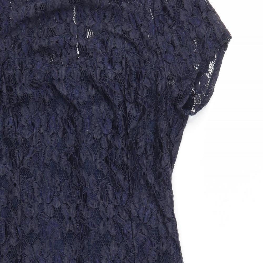 M&Co Womens Blue   A-Line  Size 10