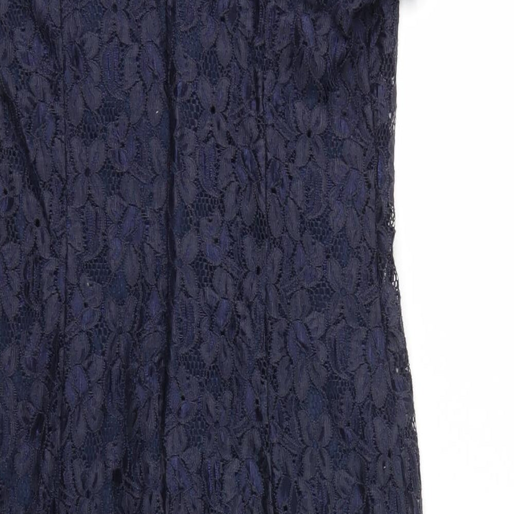 M&Co Womens Blue   A-Line  Size 10