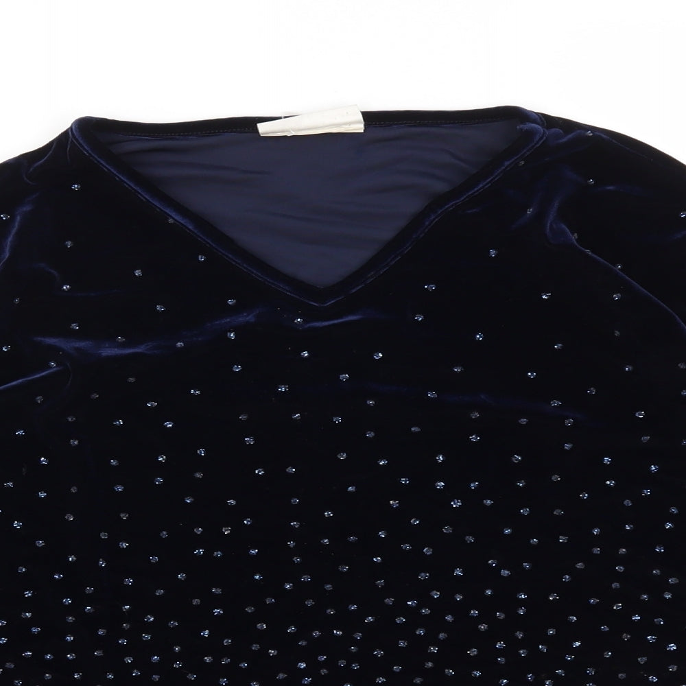 YOUR SENSE Womens Blue   Pullover Jumper Size L
