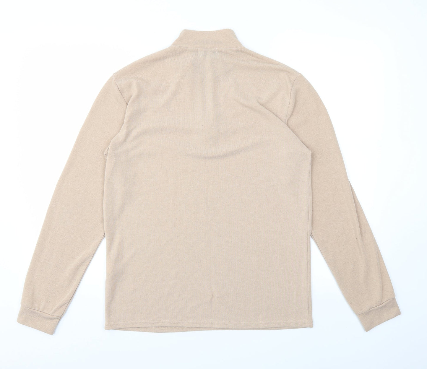 BOOHOO MAN Mens Beige   Pullover Sweatshirt Size M