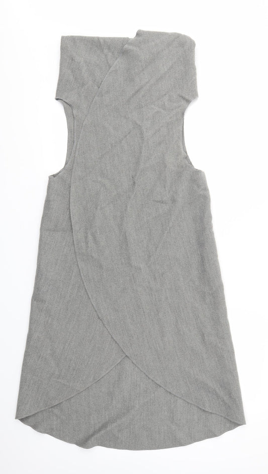 New Look Womens Grey   Overcoat Jacket Size M