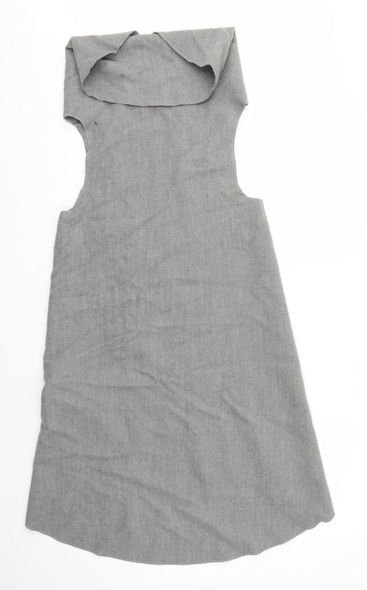 New Look Womens Grey   Overcoat Jacket Size M